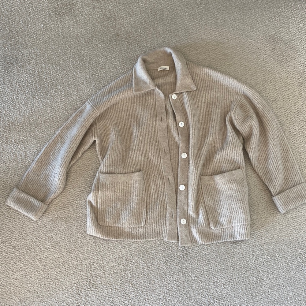 American Vintage Beige Cardigan